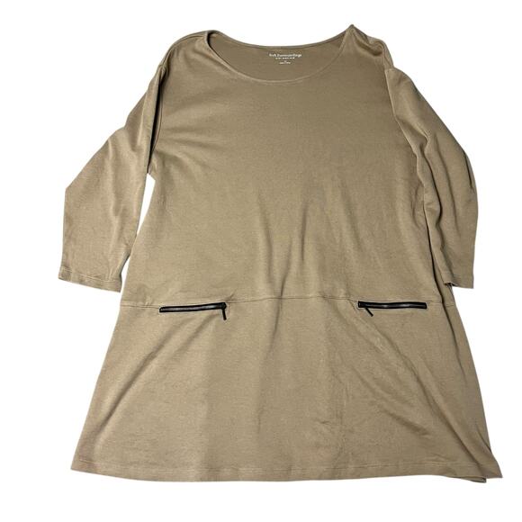 Soft Surroundings Long Sleeve Sweater Tunic Dress 1X (2788) - Picture 2 of 6